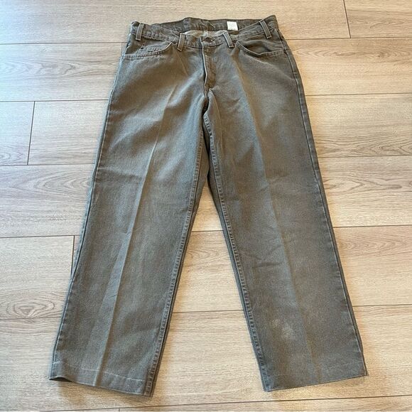 Vintage Levi’s Orange Tab Men’s 562 Loose Fit Husky Green Faded Jean Size 36x29 - Picture 1 of 6